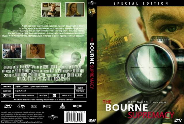 Bourne 2: Supremacy  movie collectible [Barcode 025192499326] - Main Image 2