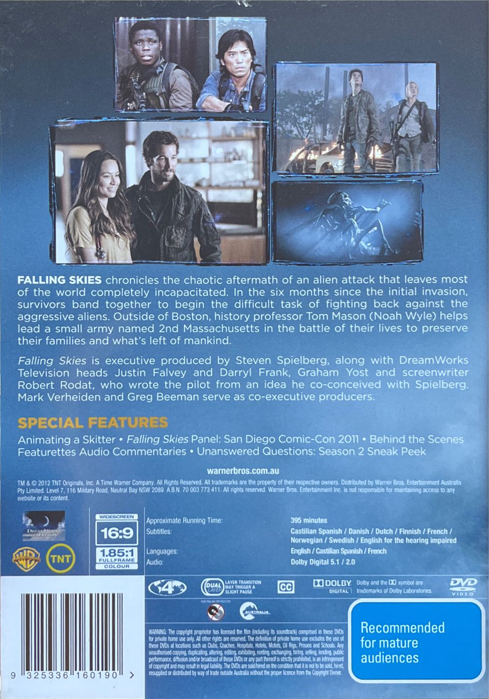 Falling Skies DVD movie collectible [Barcode 9325336160190] - Main Image 2