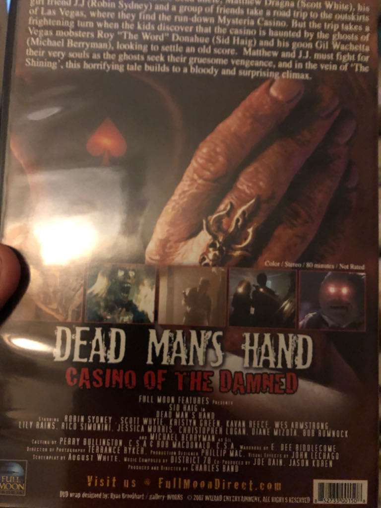 Dead Man’s Hand (2007) DVD movie collectible [Barcode 852733001508] - Main Image 2