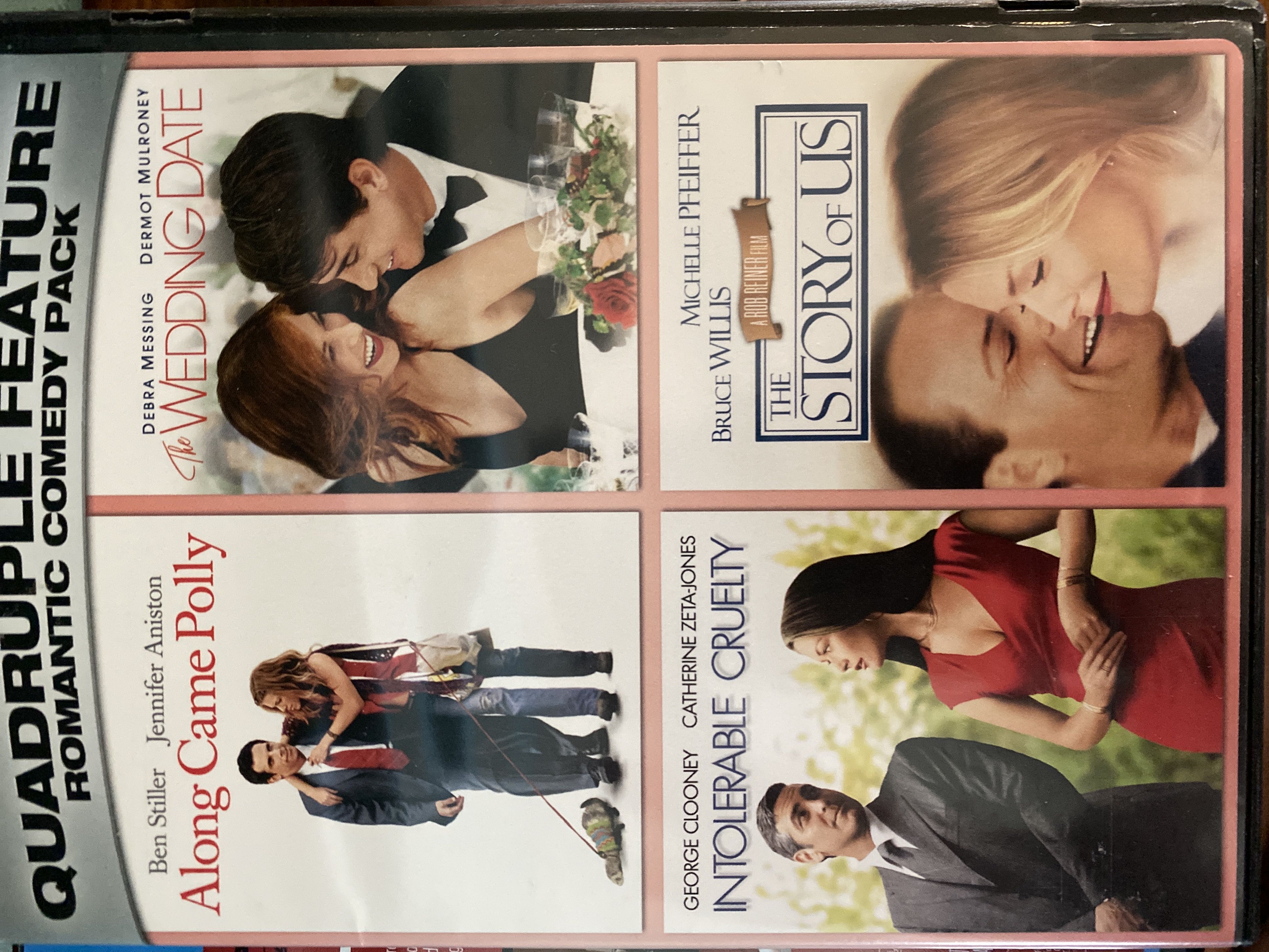 Intolerable Cruelty, Along Came Polly, The Story of Us, Wedding Date DVD movie collectible [Barcode 025195041423] - Main Image 2