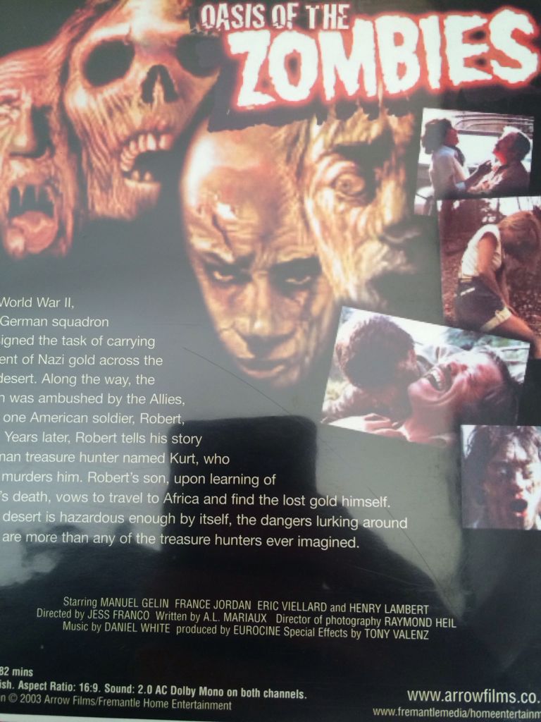 Flesh Fest: Oasis Of The Zombies DVD movie collectible [Barcode 5027035002927] - Main Image 2