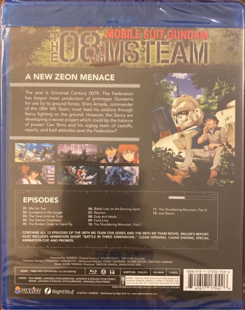 Mobile Suit Gundam: The 08th MS Team Blu-ray movie collectible [Barcode 742617179426] - Main Image 2