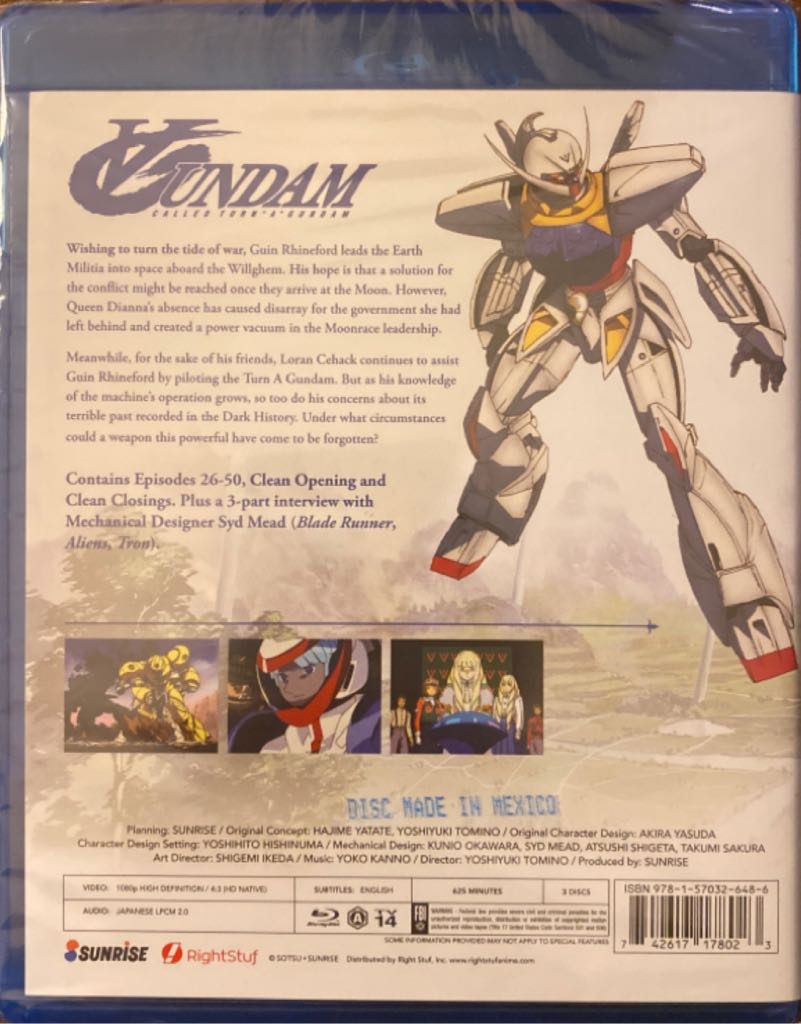 Turn A Gundam Blu-ray movie collectible [Barcode 742617178023] - Main Image 2
