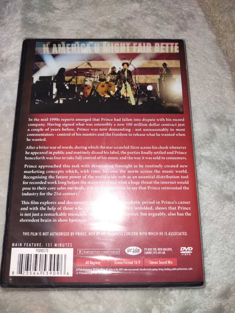 Prince - Slave Trade: How Prince Remade The Music Business DVD movie collectible [Barcode 823564539096] - Main Image 2