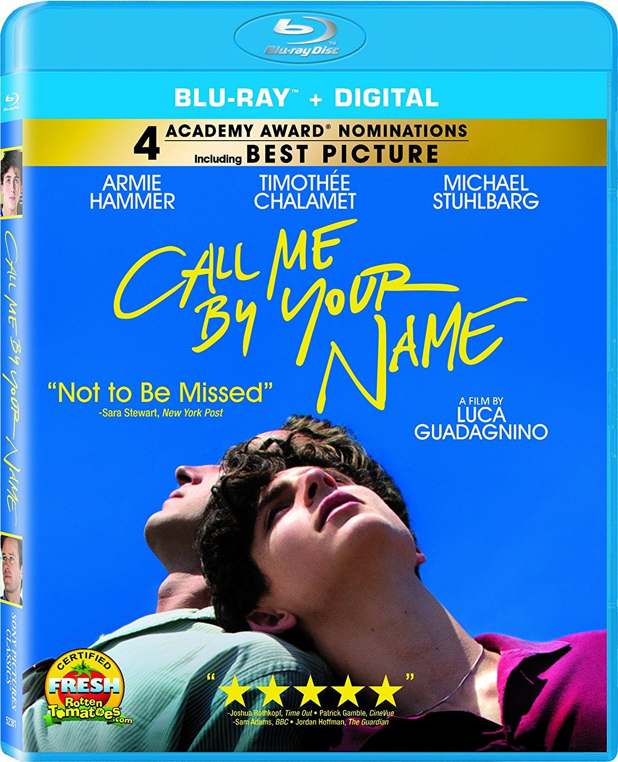 Call Me by Your Name Blu-ray movie collectible [Barcode 043396523814] - Main Image 1