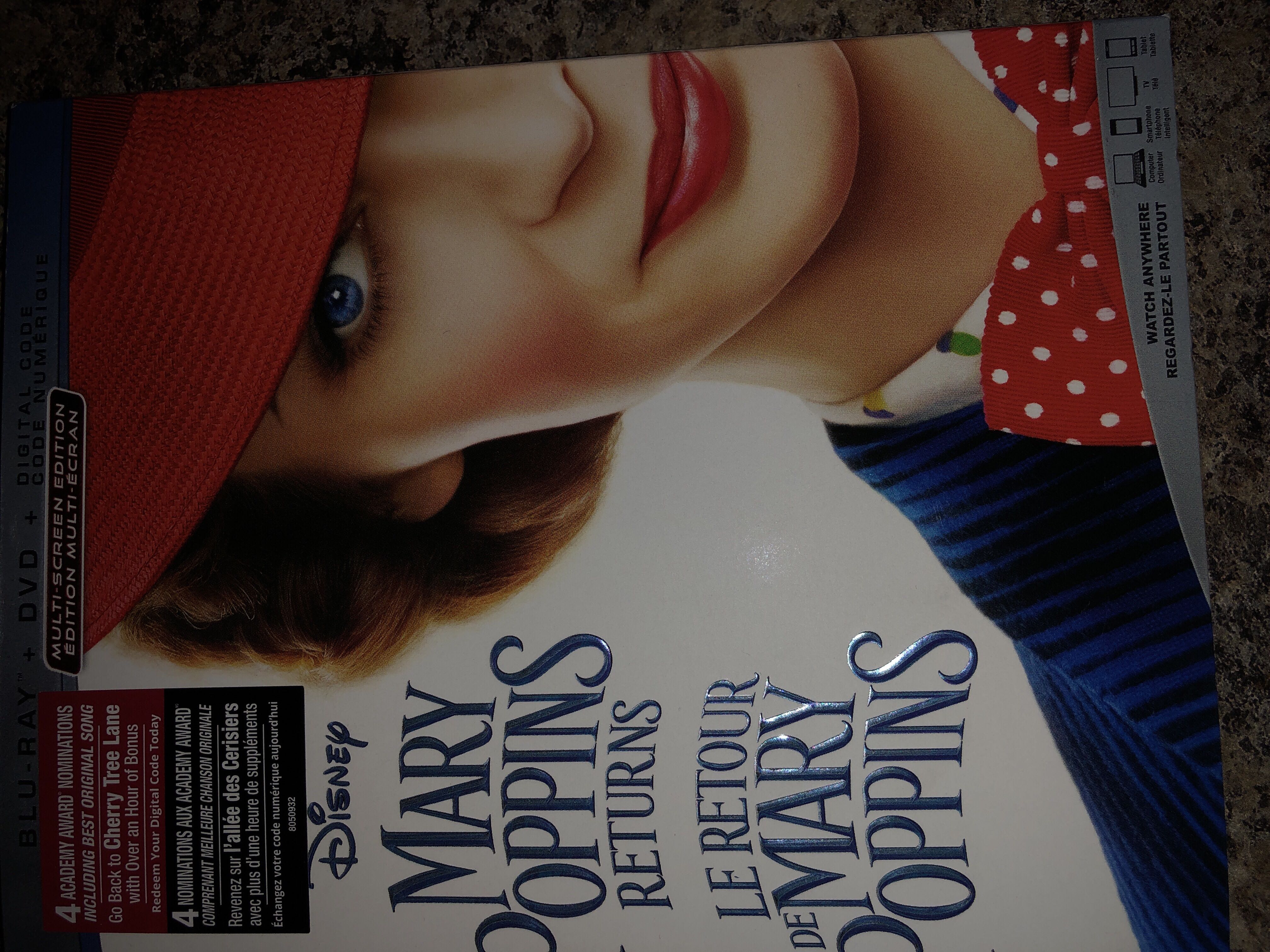 Mary Poppins Returns Blu-ray movie collectible [Barcode 786936861785] - Main Image 4