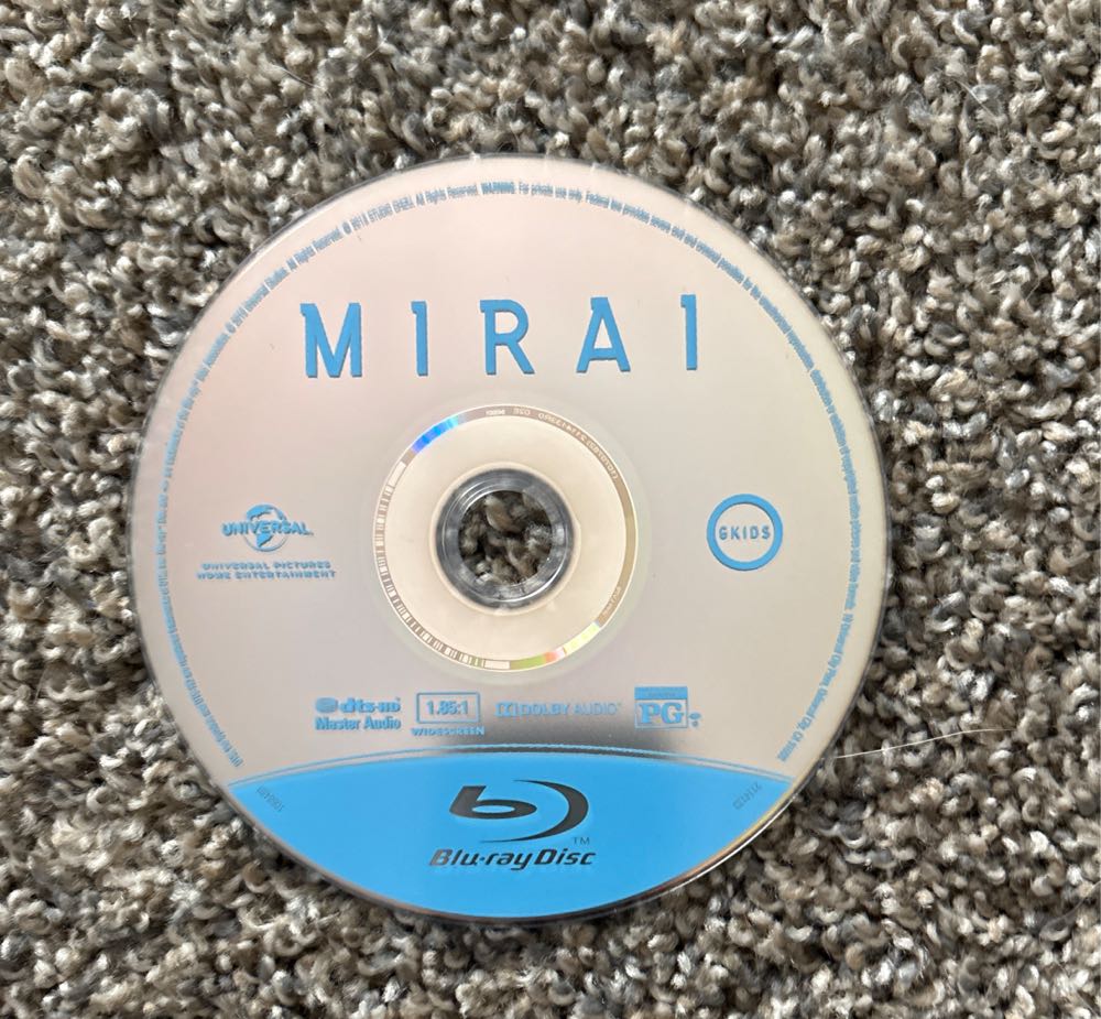 Mirai Blu-ray movie collectible [Barcode 191329102664] - Main Image 3