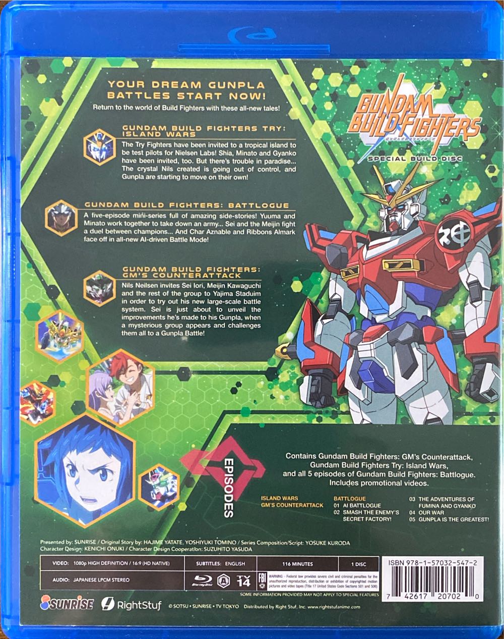 Gundam Build Fighters: Special Build Disc Blu-ray movie collectible [Barcode 742617207020] - Main Image 2