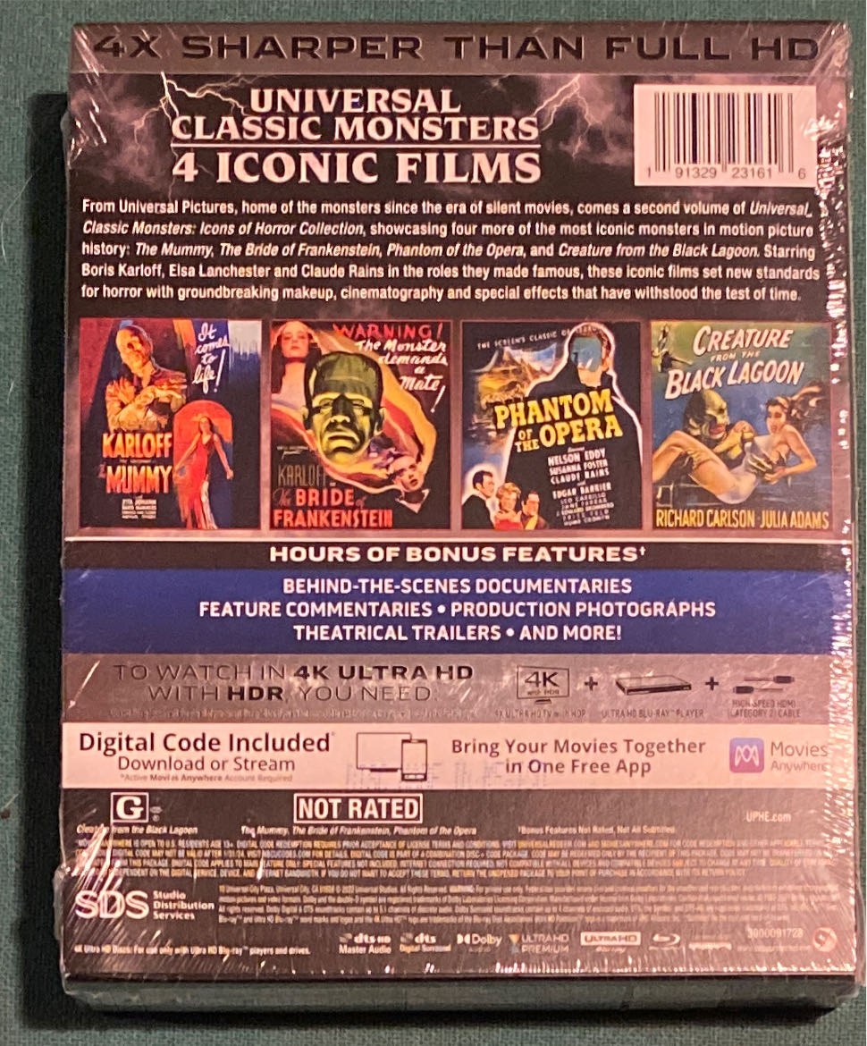 Universal Classic Monsters: Icons of Horror Collection Vol. 2 [4K]