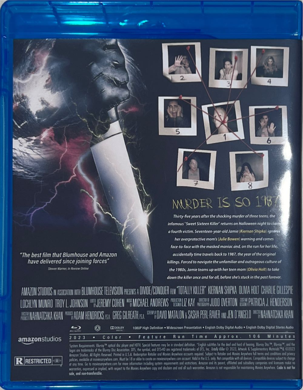 Totally Killer  Blu-ray movie collectible - Main Image 2