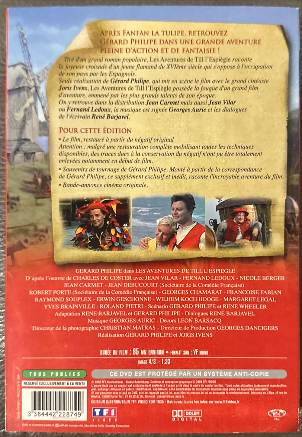 Les aventures de Till l’EspiÃ¨gle DVD movie collectible [Barcode 3384442228749] - Main Image 3