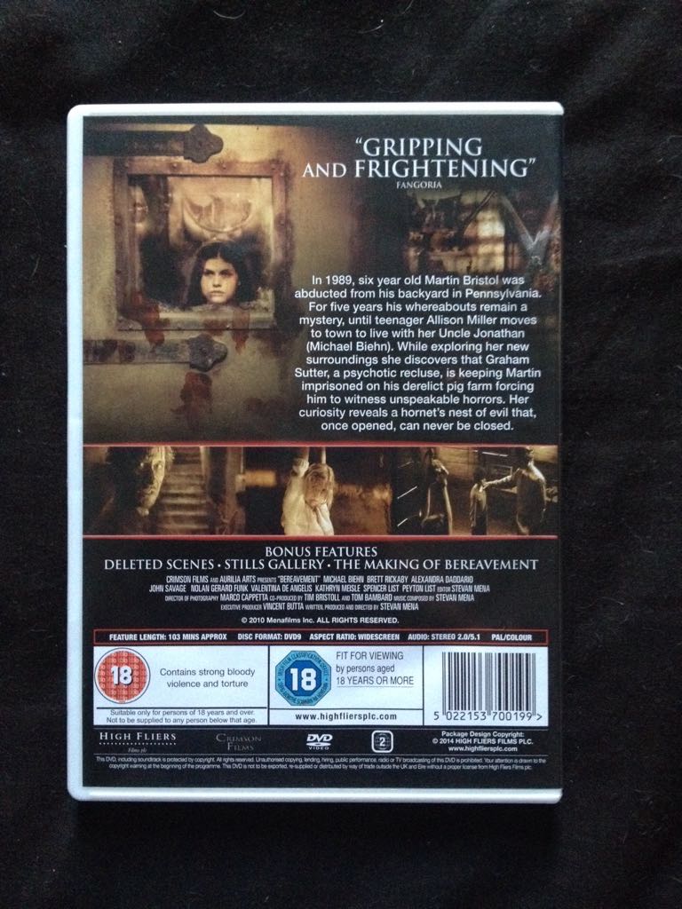 Bereavement DVD movie collectible - Main Image 2