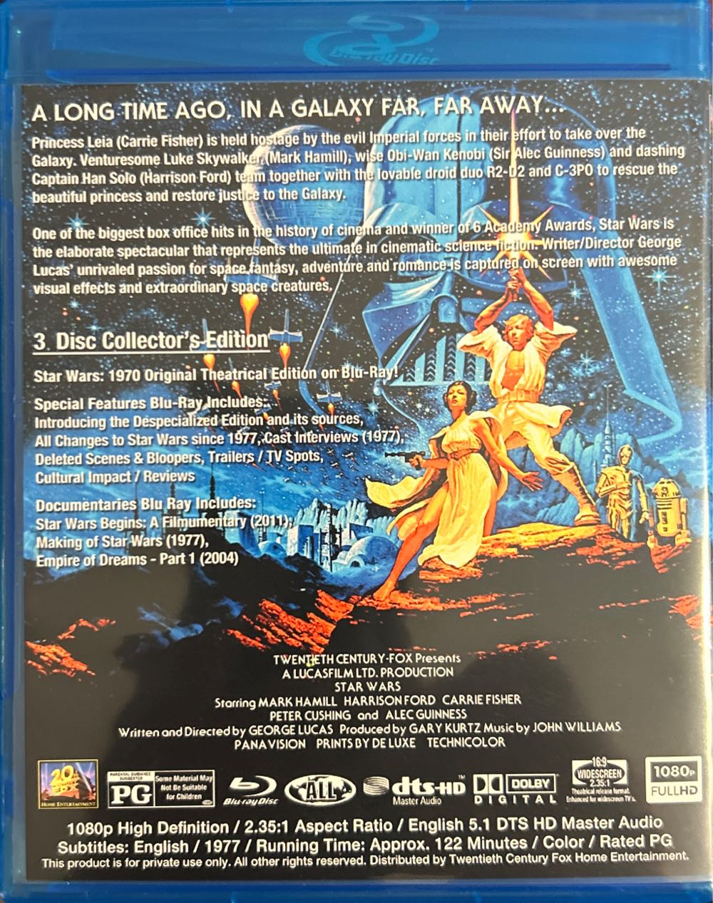 Star Wars: Harmy Despecialized (1983) Blu-ray movie collectible - Main Image 2