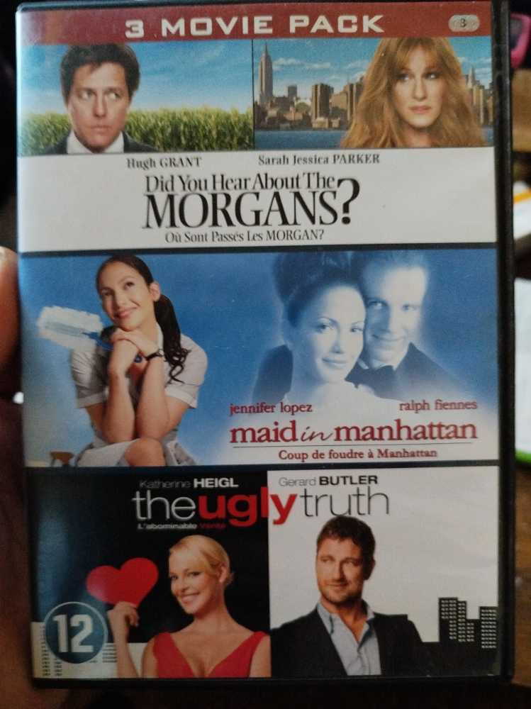 Pack 3 Films Ou Sont Passés Les Morgans.Coup De Foudre A Manhattan. L’abominable Vérité (Ar)