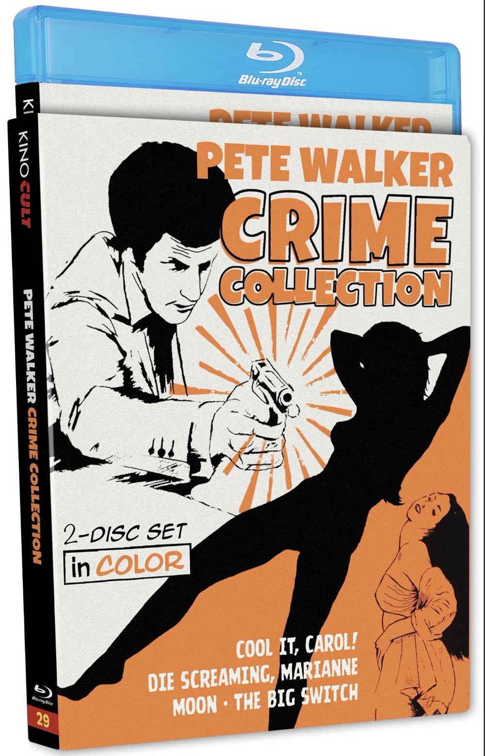 Pete Walker Crime Collection : Die Screaming Marianne / Cool It, Carol! aka The Dirtiest Girl I Ever Met / Moon aka Man Of Violence / The Big Switch