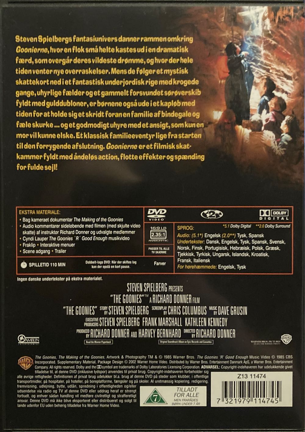 The Goonies DVD movie collectible [Barcode 7321979114745] - Main Image 2