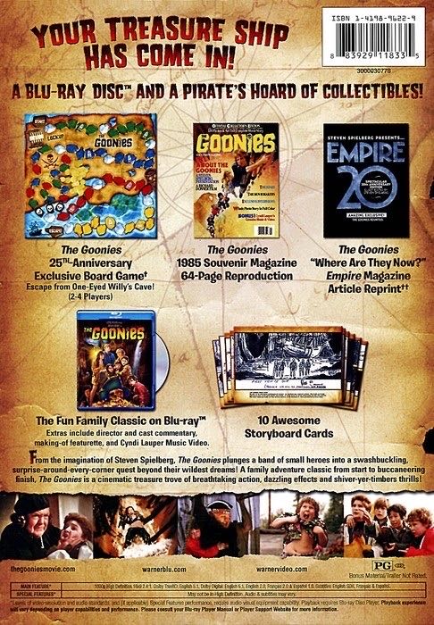 The Goonies Blu-ray movie collectible [Barcode 883929163359] - Main Image 4