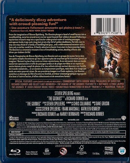 Goonies; the Blu-ray movie collectible [Barcode 883929175086] - Main Image 2