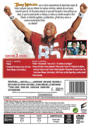 Jerry Maguire Blu-ray movie collectible [Barcode 04338253] - Main Image 2