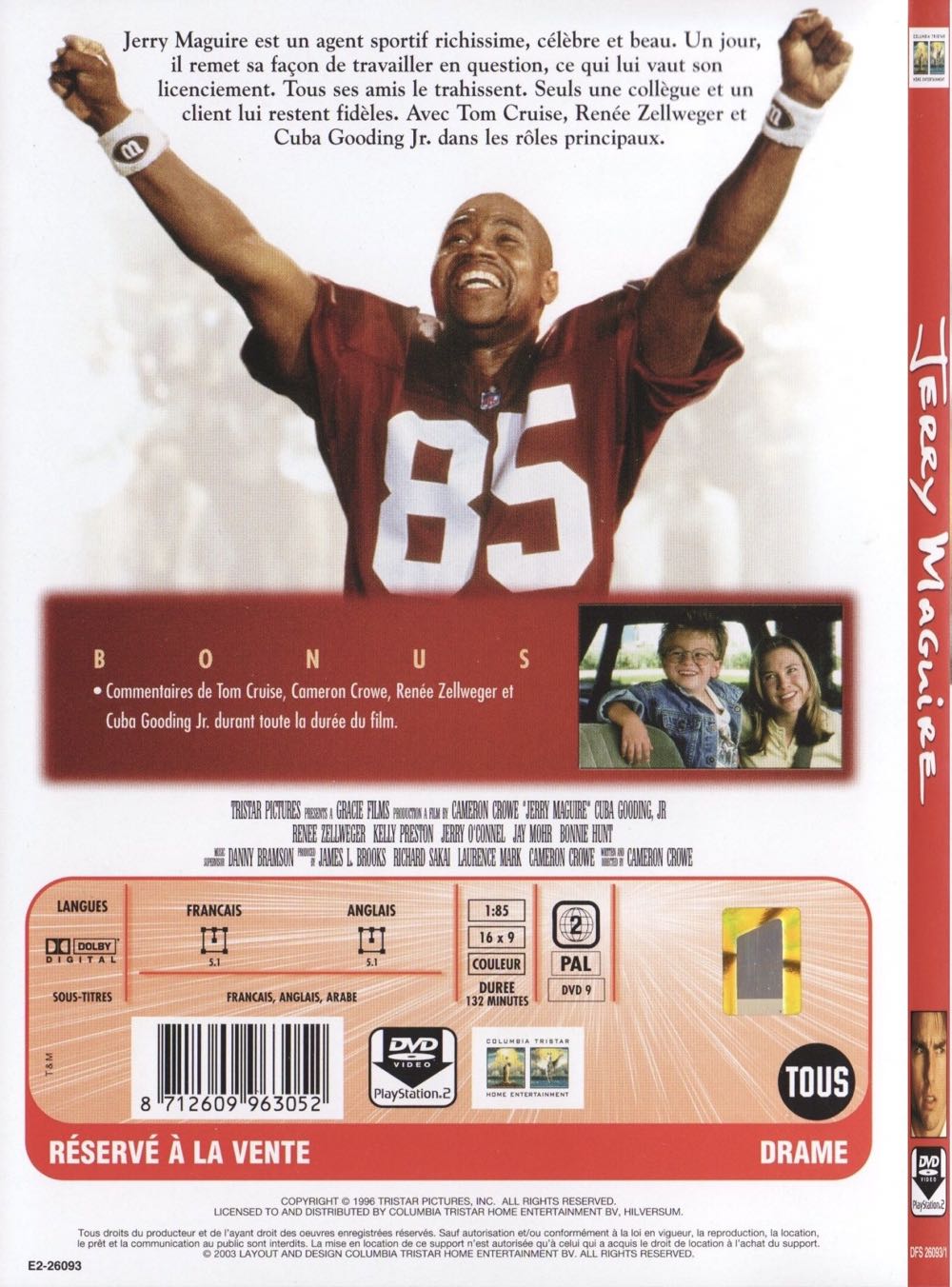 Jerry Maguire DVD movie collectible [Barcode 3333297190923] - Main Image 2