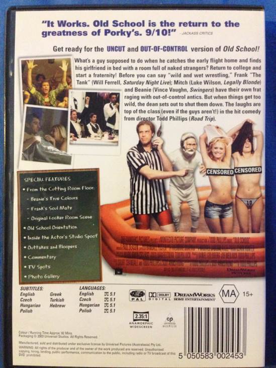 Old School Fandango at Home movie collectible [Barcode 5050523008453] - Main Image 2