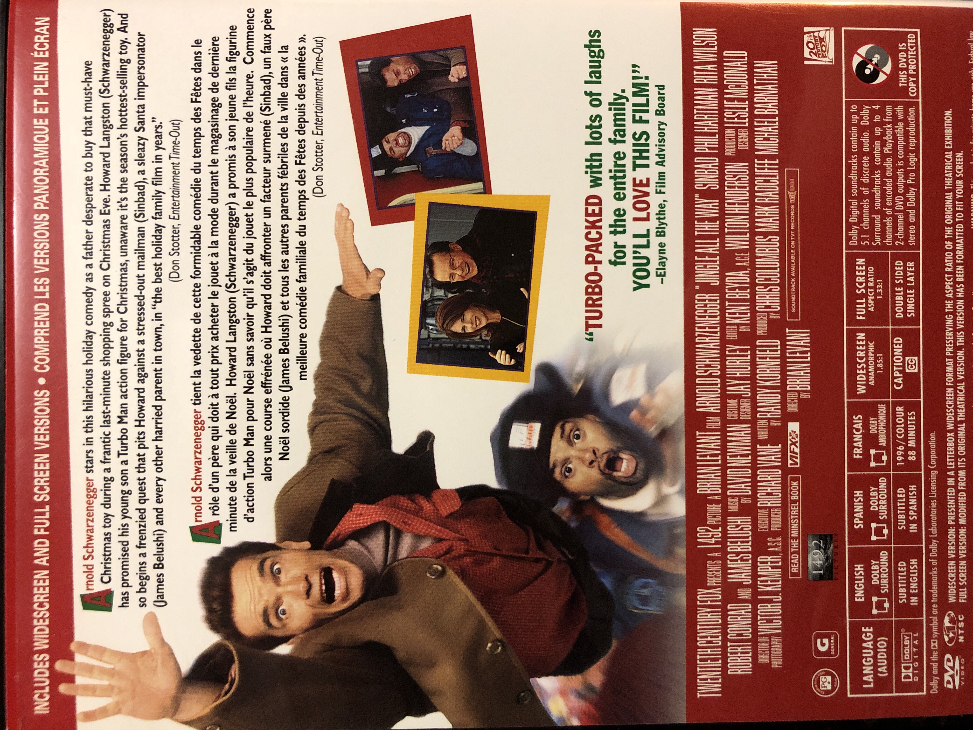Jingle All the Way* DVD movie collectible [Barcode 02453136651] - Main Image 2