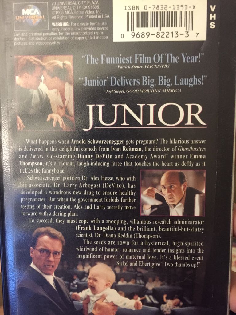 Junior VHS movie collectible [Barcode 096898221337] - Main Image 2
