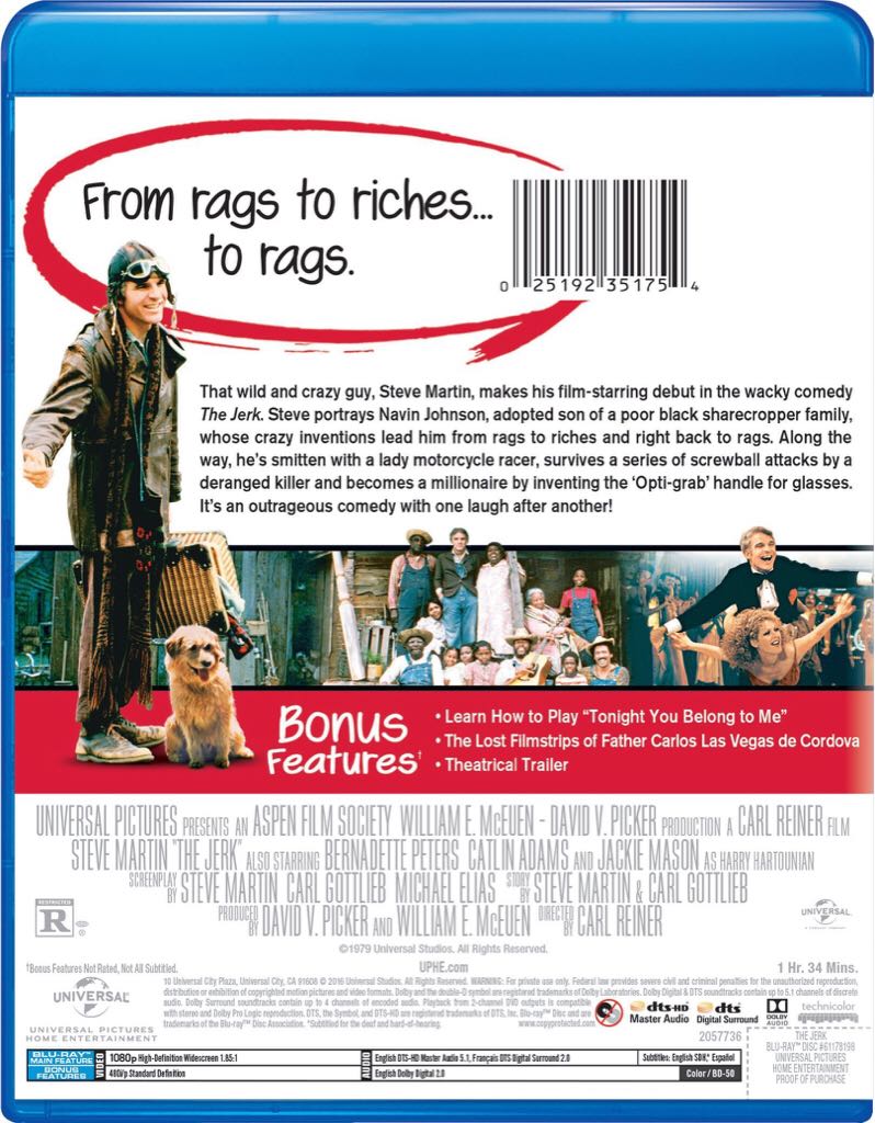 The Jerk Blu-ray movie collectible - Main Image 2