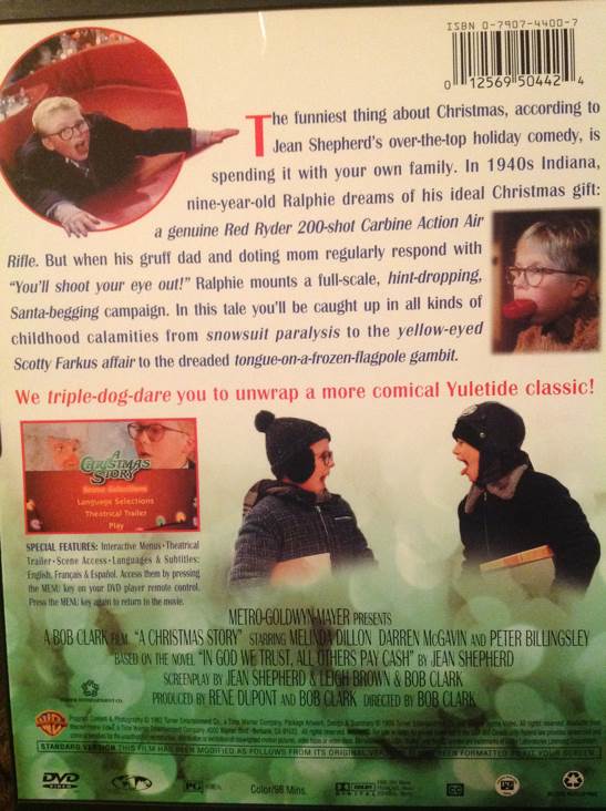 Christmas Story DVD movie collectible [Barcode 012569504424] - Main Image 2