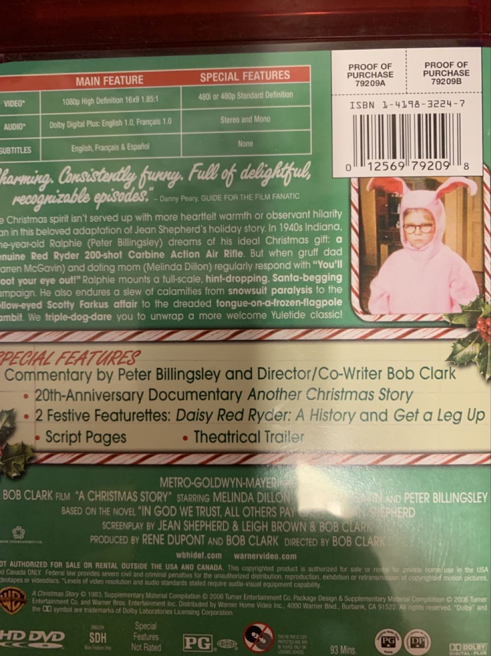 A Christmas Story HD DVD movie collectible [Barcode 012569792098] - Main Image 2