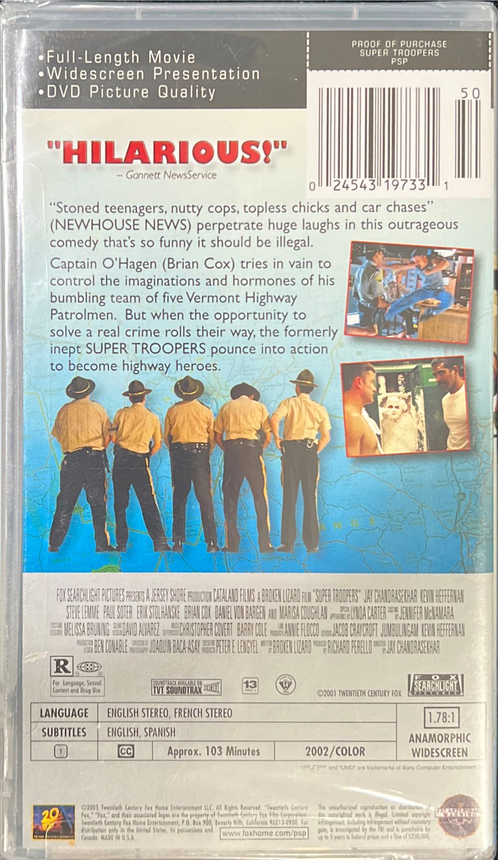 Super Troopers (Psp) UMD movie collectible [Barcode 024543197331] - Main Image 2