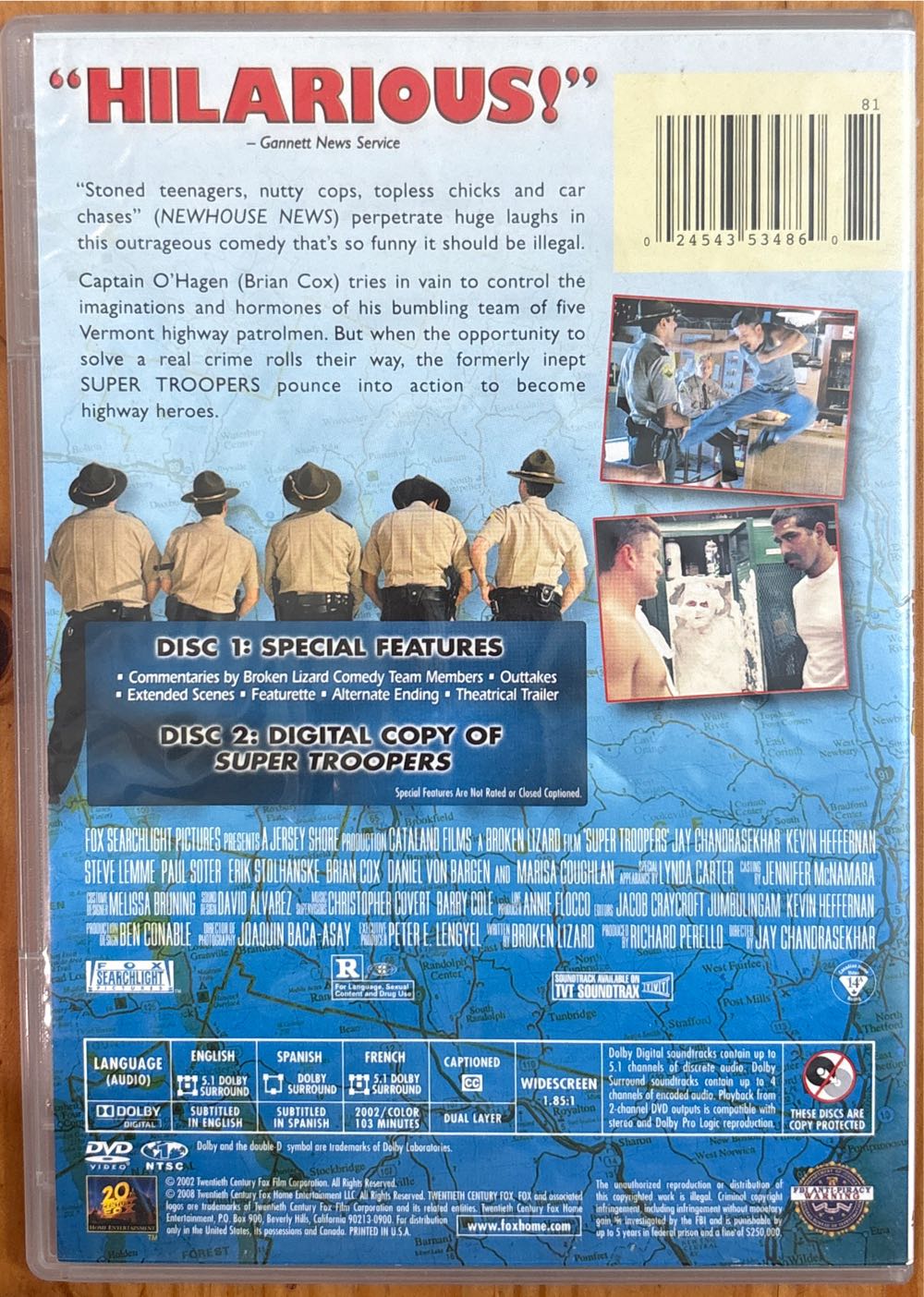 Super Troopers DVD movie collectible [Barcode 024543534860] - Main Image 2