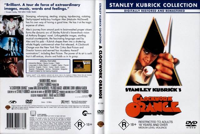 A Clockwork Orange DVD movie collectible [Barcode 7321931211505] - Main Image 2
