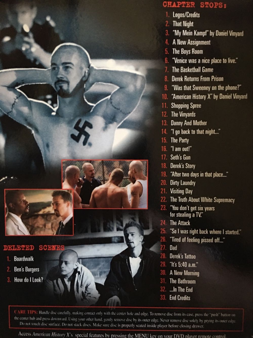 American History X DVD movie collectible [Barcode 794043473920] - Main Image 4