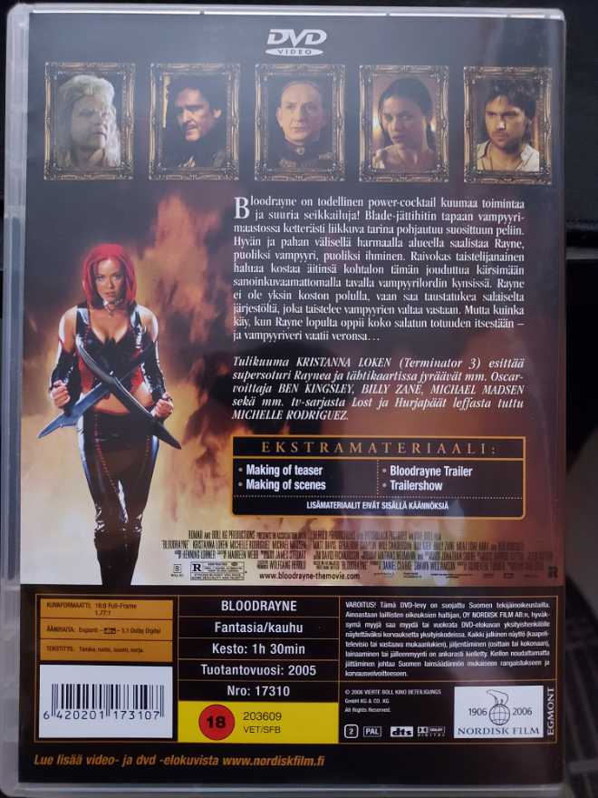 Bloodrayne (VF) DVD movie collectible [Barcode 6420201173107] - Main Image 2