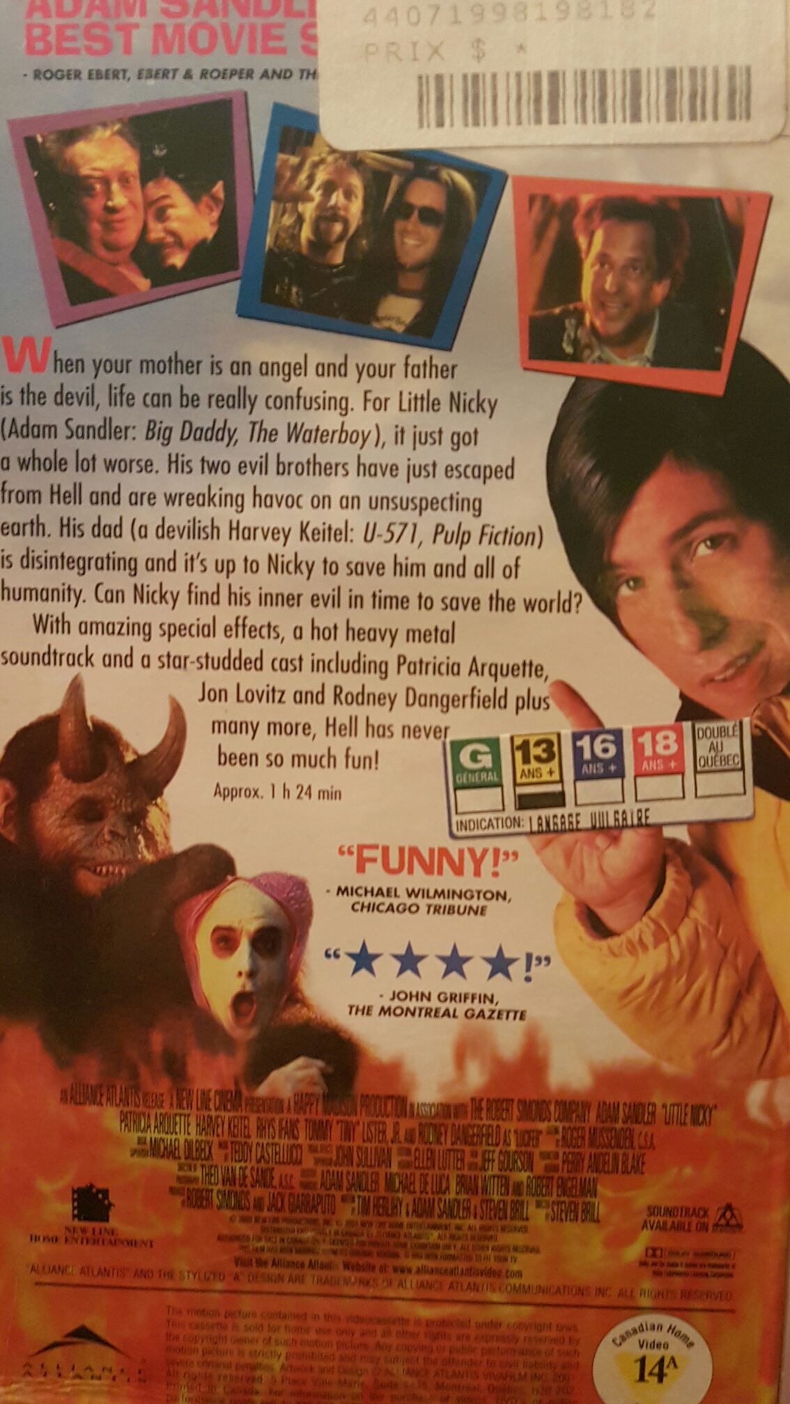 Little Nicky VHS movie collectible [Barcode 794043532139] - Main Image 2