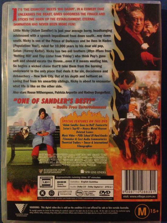 Little Nicky DVD movie collectible [Barcode 9398710288391] - Main Image 2