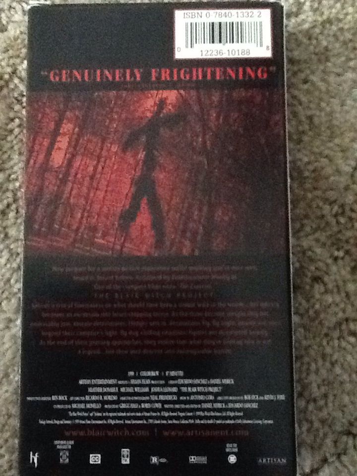 The Blair Witch Project VHS movie collectible [Barcode 012236101888] - Main Image 2