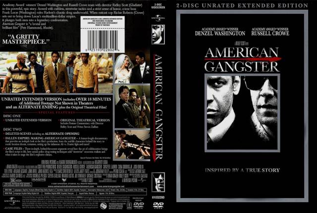 American Gangster DVD-R movie collectible [Barcode 025193228024] - Main Image 2