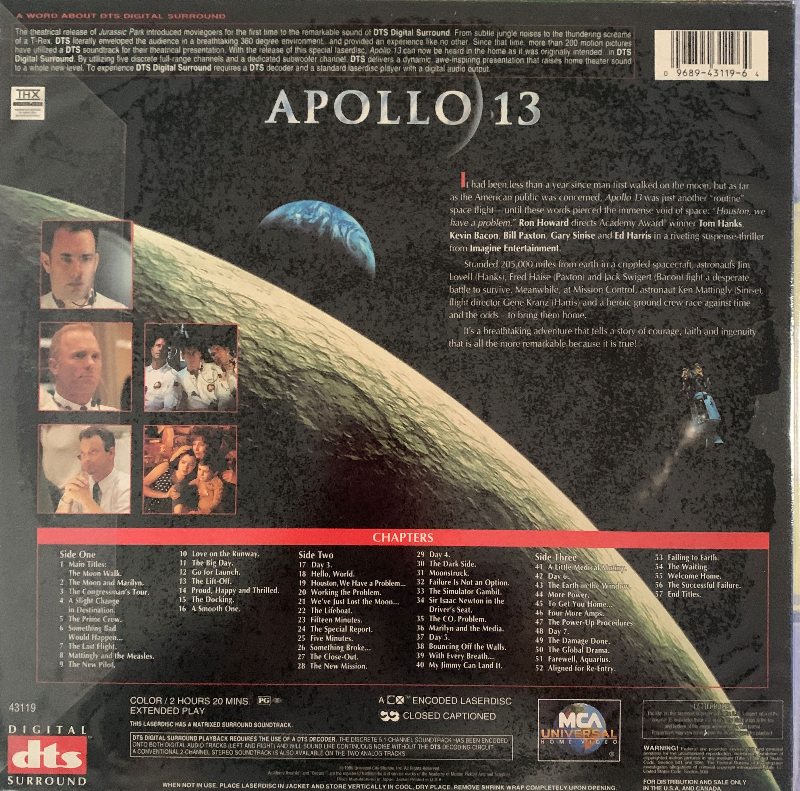 Apollo 13 (1995) Laser Disc movie collectible [Barcode 096894311964] - Main Image 2