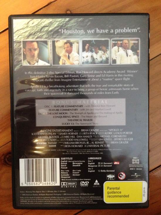 Apollo 13 Apple TV movie collectible [Barcode 5050582348620] - Main Image 2