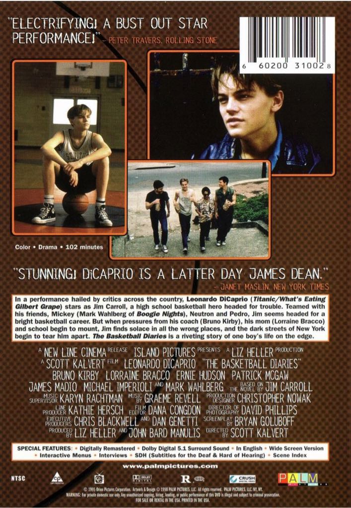 Basketball Diaries, The DVD movie collectible [Barcode 3220118221532] - Main Image 2