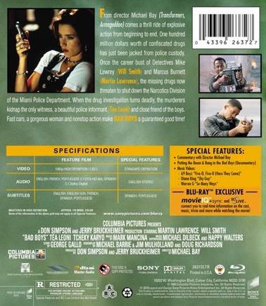 Bad Boys Digital Copy movie collectible [Barcode 9317731064203] - Main Image 2