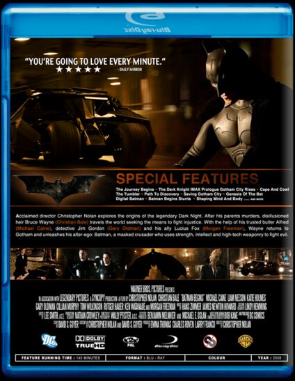 Batman Begins Blu-ray movie collectible - Main Image 2