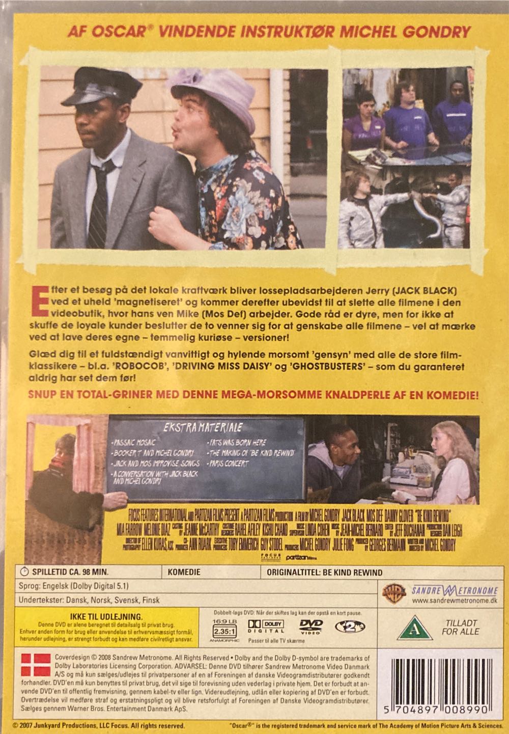 Be Kind Rewind - Gli Acchiappafilm DVD movie collectible [Barcode 5704897008990] - Main Image 2