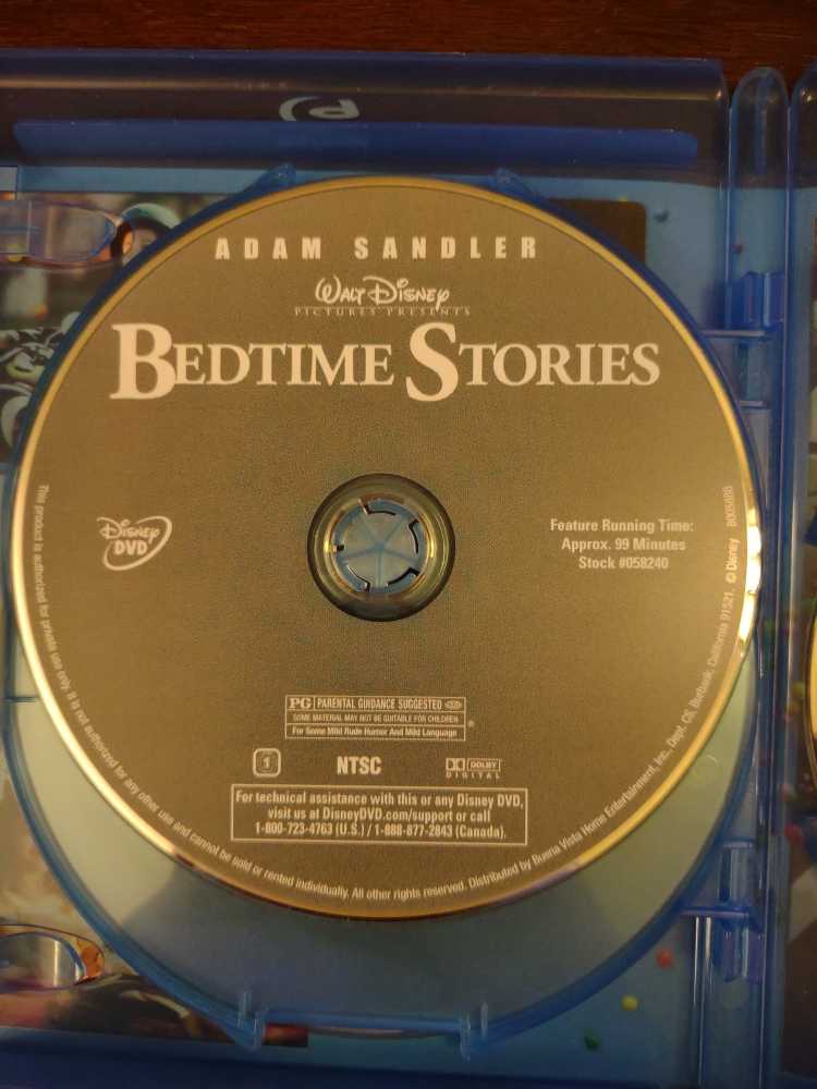 * BR : Bedtime Stories Blu-ray movie collectible [Barcode 786936773408] - Main Image 4