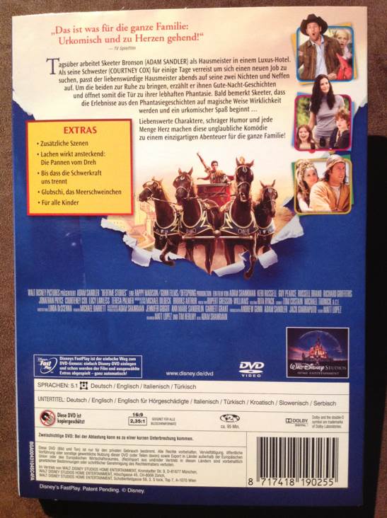 Bedtime Stories DVD movie collectible [Barcode 8717418190255] - Main Image 2