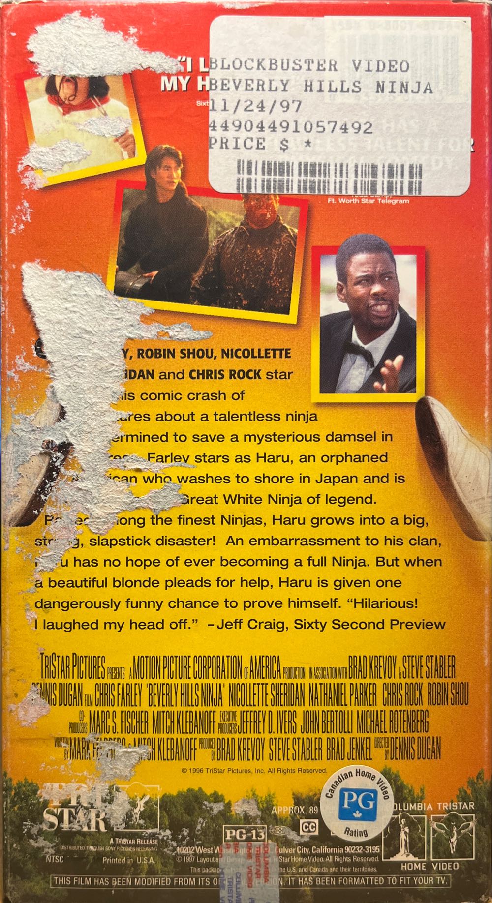 Beverly Hills Ninja VHS movie collectible [Barcode 4339603950] - Main Image 2