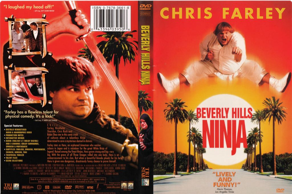 Beverly Hills Ninja VHS movie collectible [Barcode 8712609757859] - Main Image 2