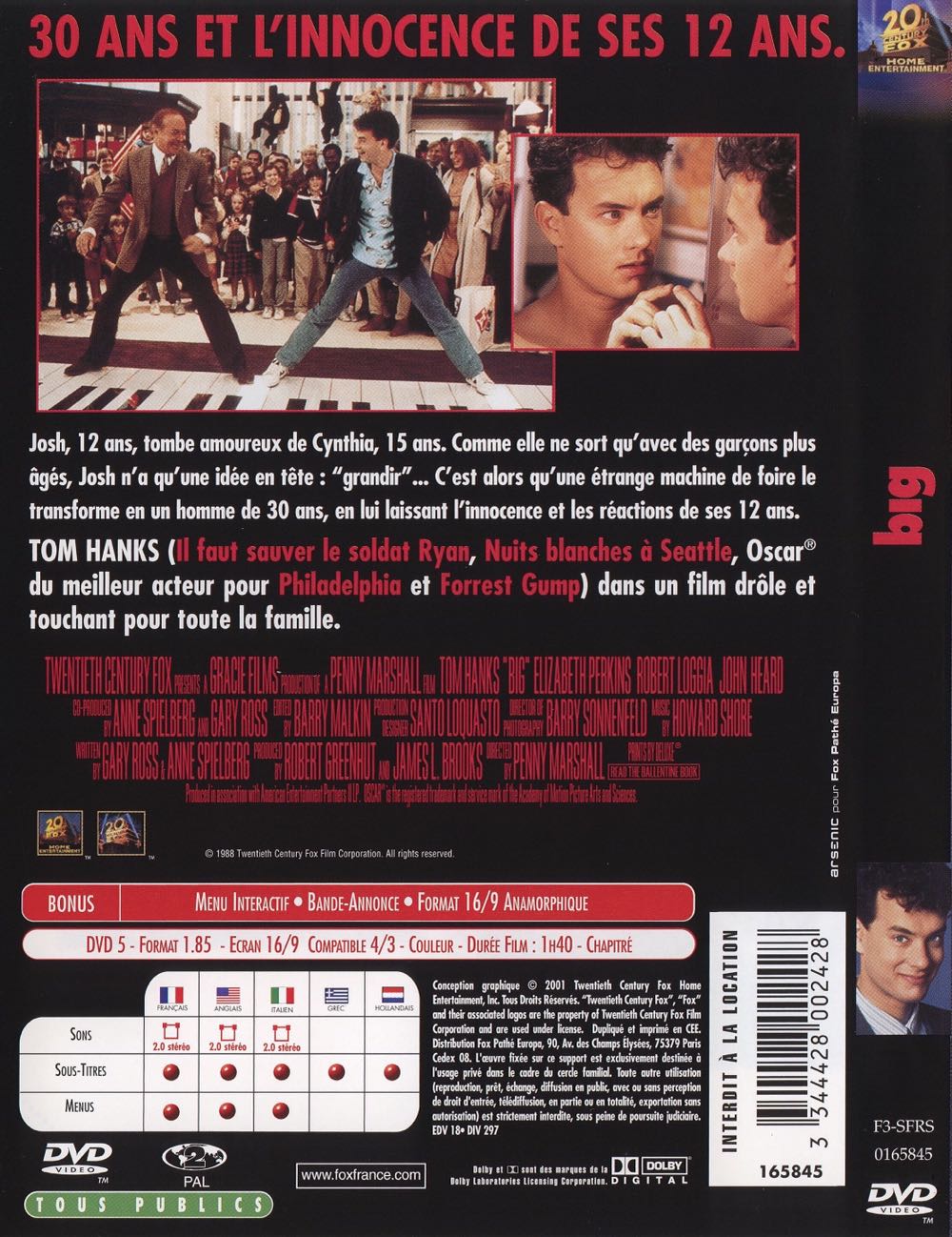 Big DVD movie collectible [Barcode 3344428002428] - Main Image 2